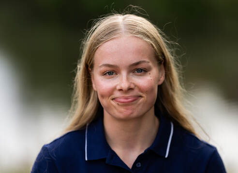 Kajsa Roth of the Swedish national athletics team poses for