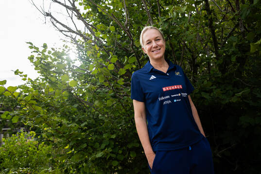 Kajsa Bergqvist, head coach of the Swedish national