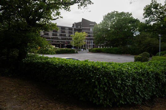 Exterior view of the athletes hotel
