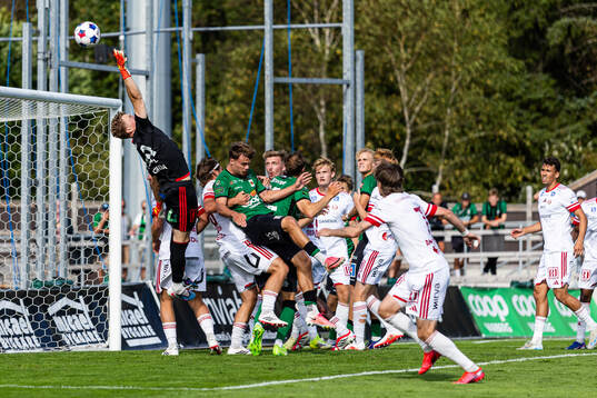 Sandvikens målvakt Otto Lindell