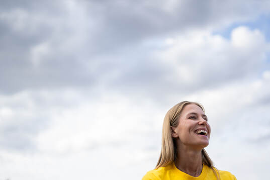 Julia Samuelsson of the Swedish national athletics team at