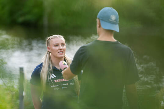 Axelina Johansson of the Swedish national athletics team at