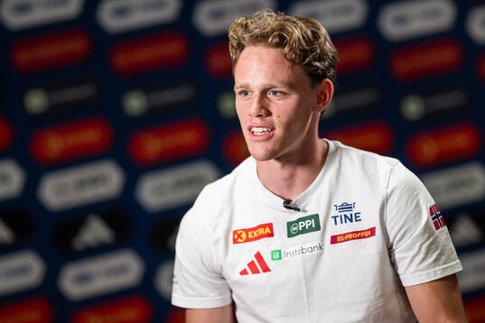 Sander Aae Skotheim of the Norwegian national athletics