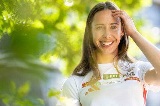 Martine Hjørnevik of the Norwegian national athletics team