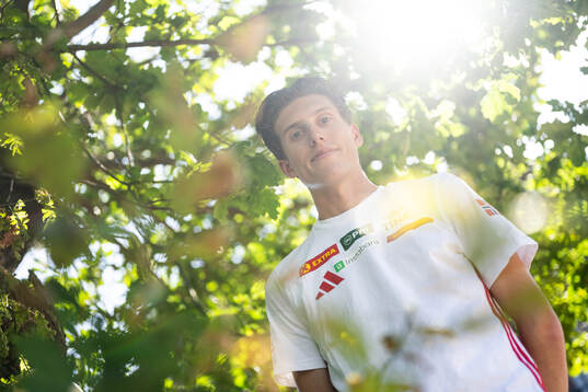 Andreas Fjeld Halvorsen of the Norwegian national athletics