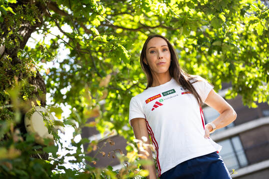 Lene Onsrud Retzius of the Norwegian national athletics