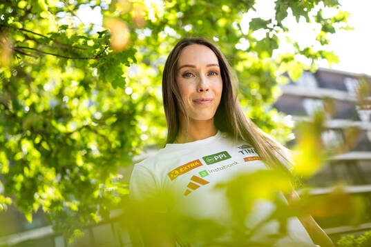 Lene Onsrud Retzius of the Norwegian national athletics