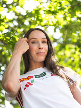 Lene Onsrud Retzius of the Norwegian national athletics