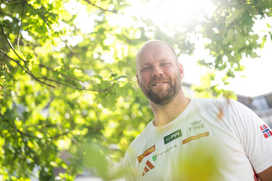 Eivind Henriksen of the Norwegian national athletics team