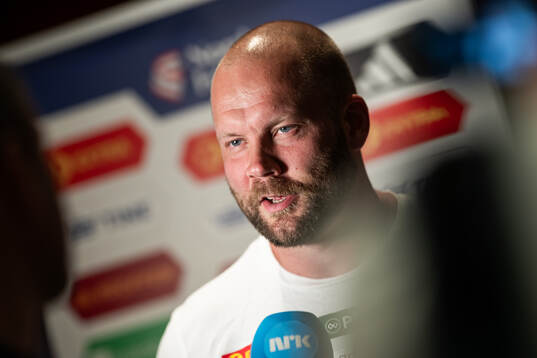 Eivind Henriksen of the Norwegian national athletics team