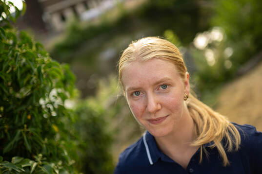 Moa Granat of the Swedish national athletics team at a