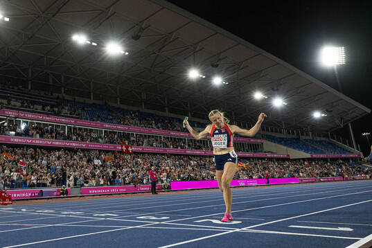Henriette Jæger of Norway celebrates