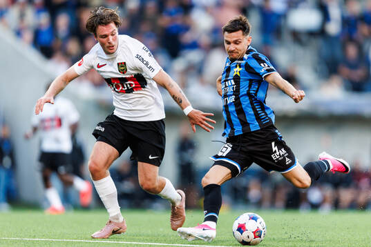 Brommapojkarnas Kaare Brøckner Barslund och Sirius Isak