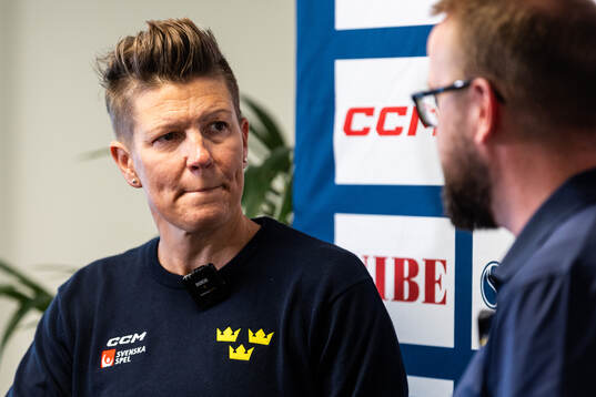 Sveriges förbundskapten Erika Holst