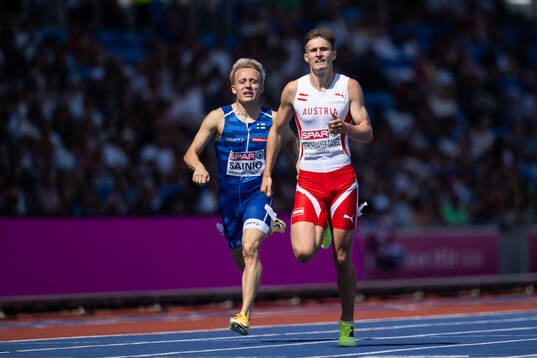 Antti Sainio of Finland and Niklas Strohmayer-Dangl of