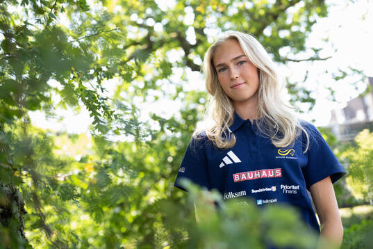 Bläddra bland fler bilder av 2026 European Athletics Championships, day 2, Sweden, Press Event