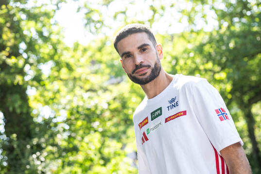 Jacob Boutera of the Norwegian national athletics team