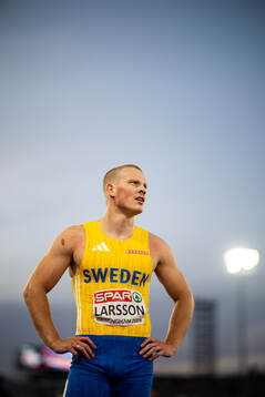 Henrik Larsson of Sweden looks dejected