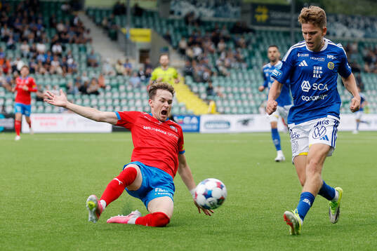 Helsingborgs Alexander Johansson och GIF Sundsvalls Edvard