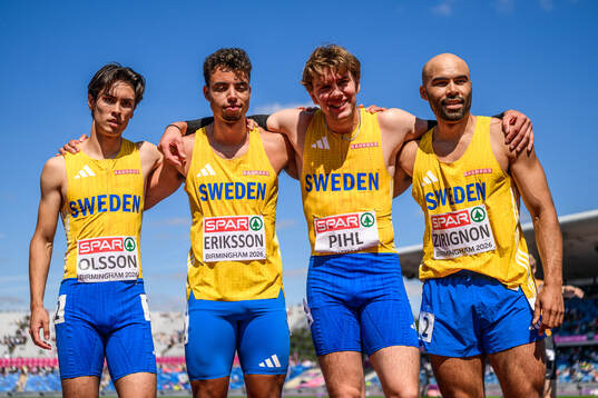 Filip Olsson of Sweden, Zion Eriksson of Sweden, Linus Pihl