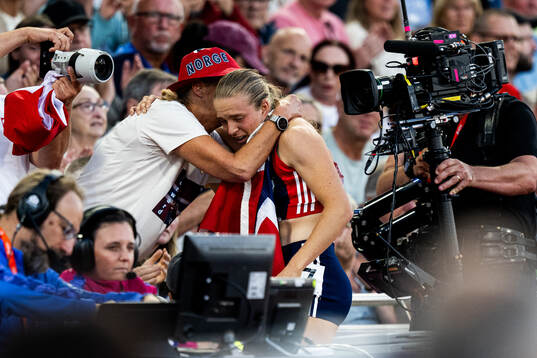 Henriette Jæger of Norway celebrates