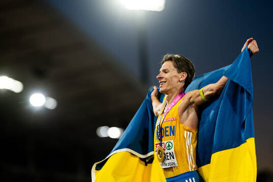 Andreas Almgren of Sweden celebrates