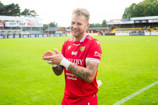 Mjällby AIFs målvakt Robin Wallinder
