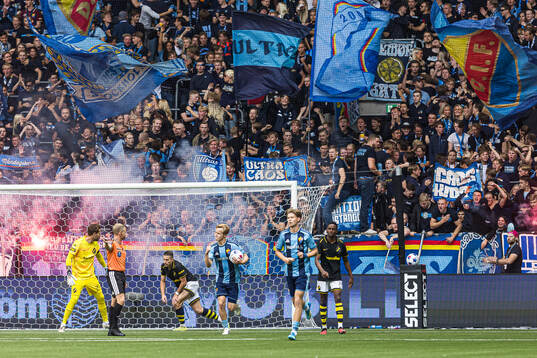 Djurgårdens Bo Hegland jublar