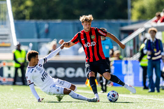 Örgrytes Tobias Sana och Brommapojkarnas Lukas Björklund