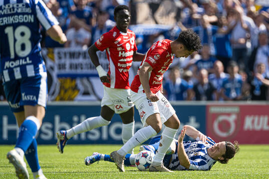 Degerfors Elias Barsoum och IFK Göteborgs Kolbeinn