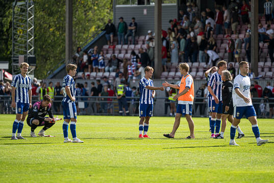 IFK Göteborgs spelare deppar