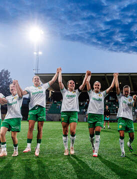 Hammarbys Anna Walter, Gudrún Arnardottir, Alice Carlsson