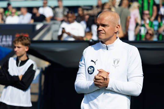 Malmö FFs huvudtränare Gaute Helstrup