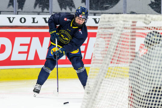 Lina Ljungblom of Sweden at a practice session