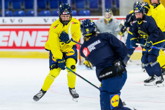 Hilda Svensson of Sweden at a practice session