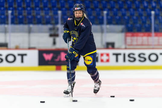 Michelle Löwenhielm of Sweden at a practice session