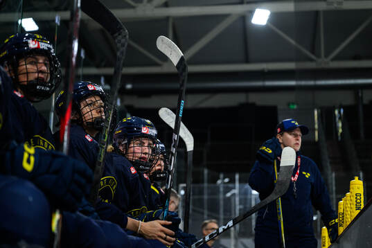 Ella Albinsson of Sweden at a practice session