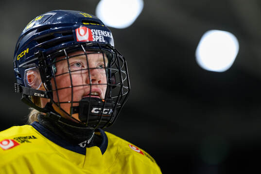 Sara Hjalmarsson of Sweden at a practice session
