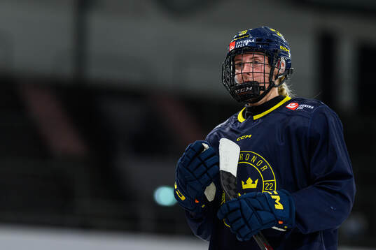Jenny Antonsson of Sweden at a practice session