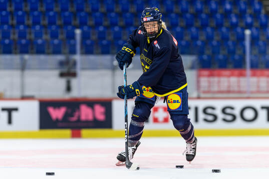 Michelle Löwenhielm of Sweden at a practice session