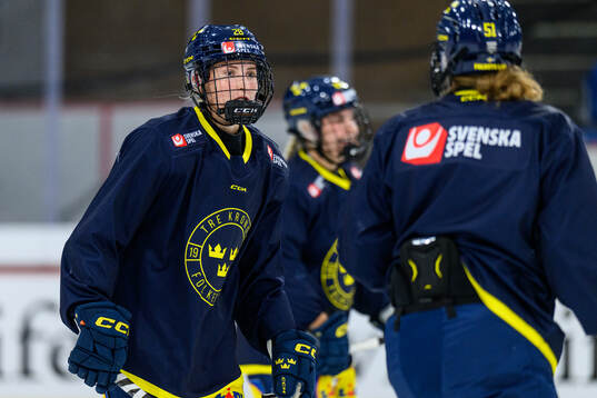Jenny Antonsson of Sweden at a practice session