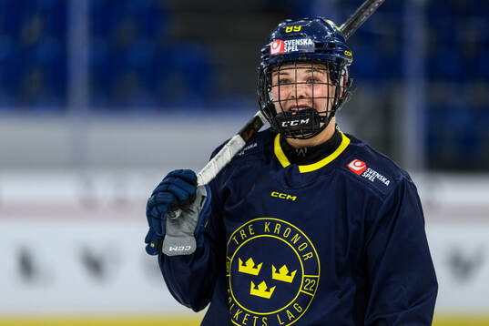 Nicole Hall of Sweden at a practice session