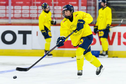 Anna Kjellbin  of Sweden at a practice session