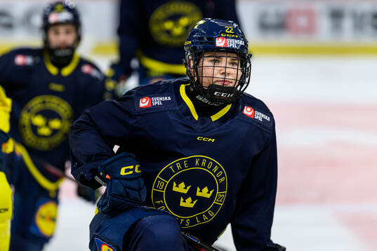 Hanna Thuvik of Sweden at a practice session