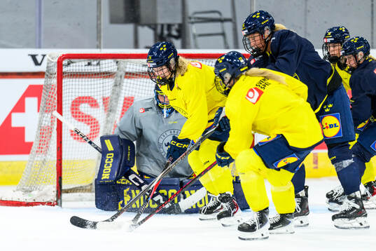 Ebba Hedqvist of Sweden at a practice session