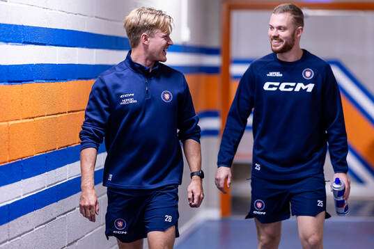 Växjös Hugo Gustafsson och Lucas Elvenes