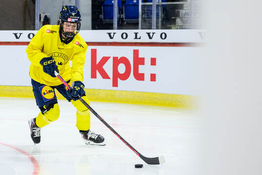 Hilda Svensson of Sweden at a practice session