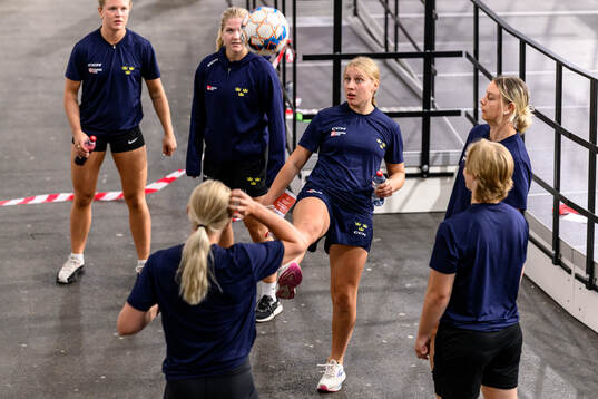 Goaltender Ebba Träff Svensson of Sweden