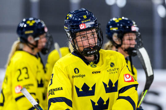 Hilda Svensson of Sweden looks dejected
