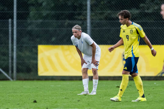 Tim-Isaac Söderman of Finland looks dejected